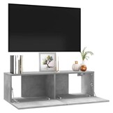 VidaXL TV-meubel 100x30x30cm Bewerkt Hout - 51% Korting!