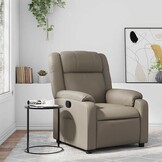 vidaXL Fauteuil Kunstleer Cappuccino - 34% Korting!