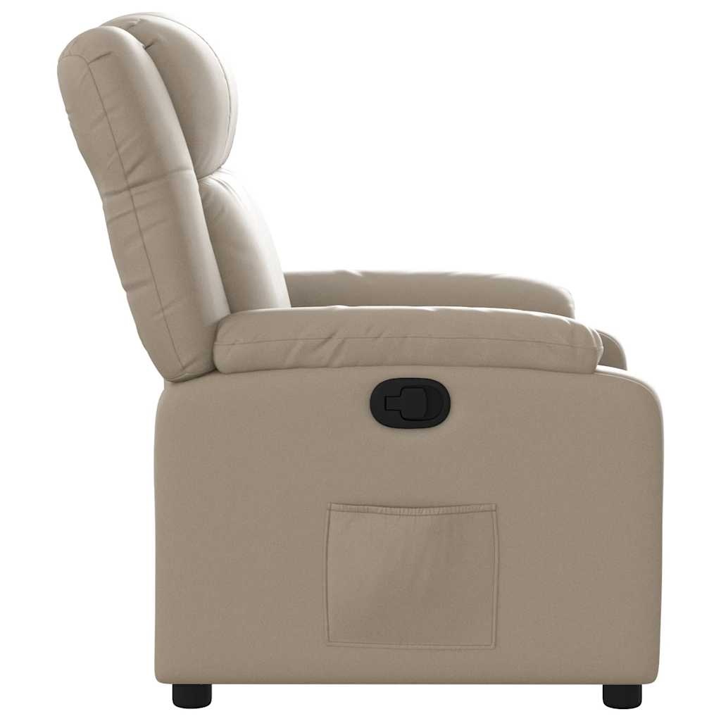 vidaXL Fauteuil Kunstleer Cappuccino - 34% Korting!