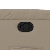 vidaXL Fauteuil Kunstleer Cappuccino - 34% Korting!