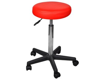 vidaXL Kantoorkruk Rood | 51% Korting