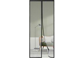 Vliegengaas Balkondeur Zwart 95x215cm - 37% Korting!