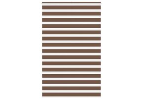 vidaXL Zebra Rolgordijn Bruin - 140x200cm - 36% Korting