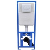 vidaXL Verborgen hoge stortbak 11 L 41x41x(110-125)cm