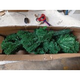 vidaXL Kunstkerstboom met verlichting en standaard 180 cm PVC groen