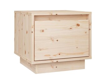 vidaXL Nachtkastje 35x34x32 cm massief grenenhout