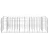 vidaXL Gabion plantenbak verhoogd 90x30x30 cm gegalvaniseerd staal