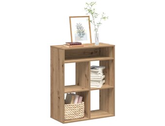 vidaXL Boekenkast 66x31x80 cm bewerkt hout artisanaal eikenkleur