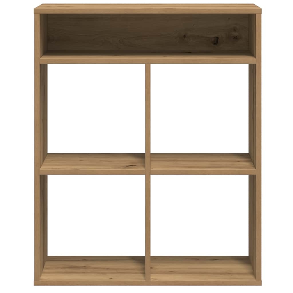 vidaXL Boekenkast 66x31x80 cm bewerkt hout artisanaal eikenkleur