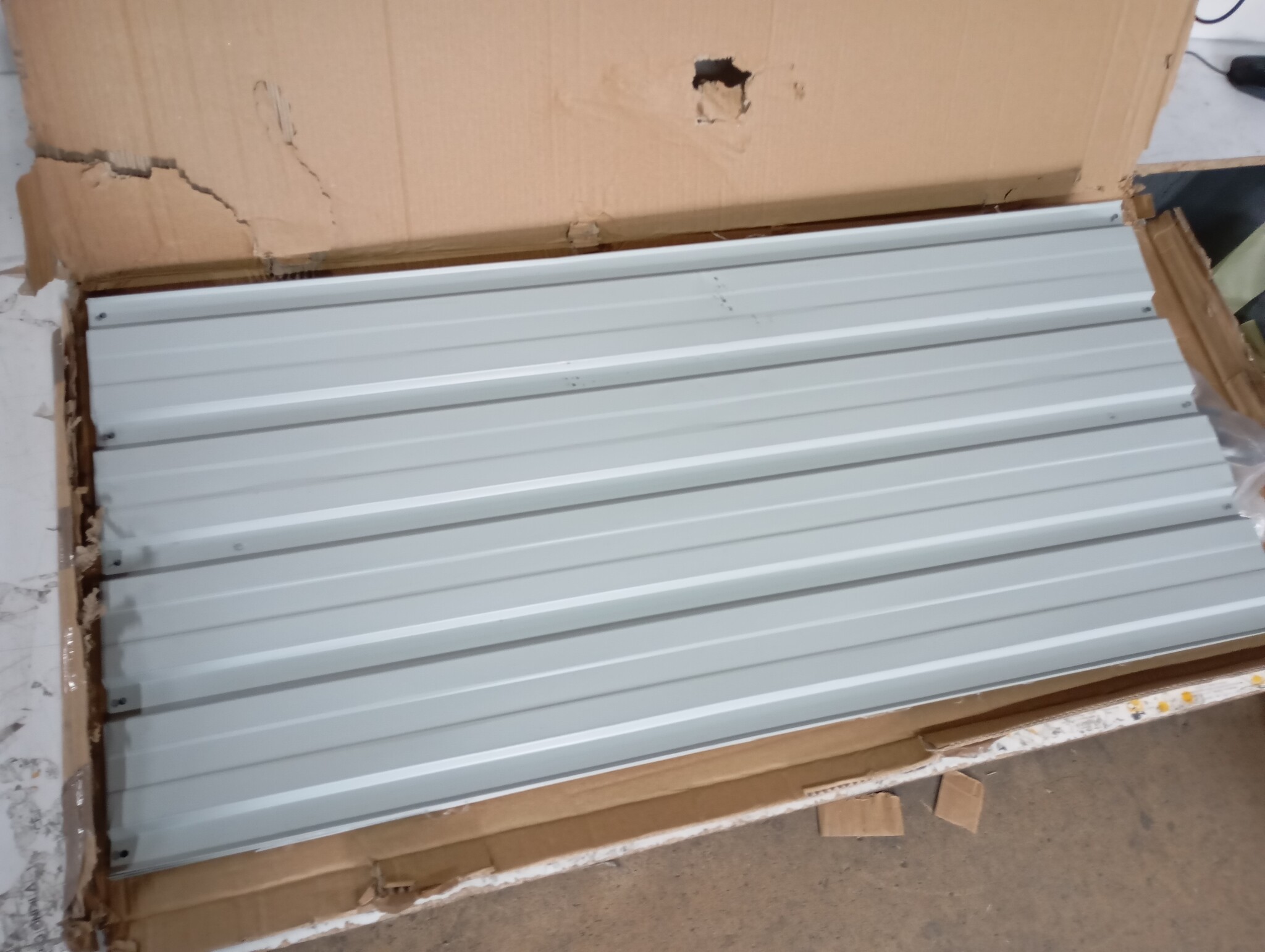 vidaXL Plantenbak verhoogd 100x40x77 cm gegalvaniseerd staal grijs