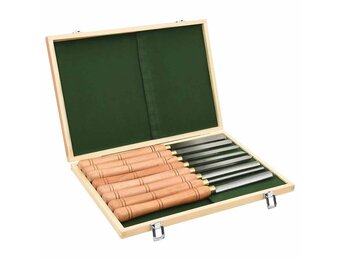 vidaXL 8-delige draaigereedschapsset HSS