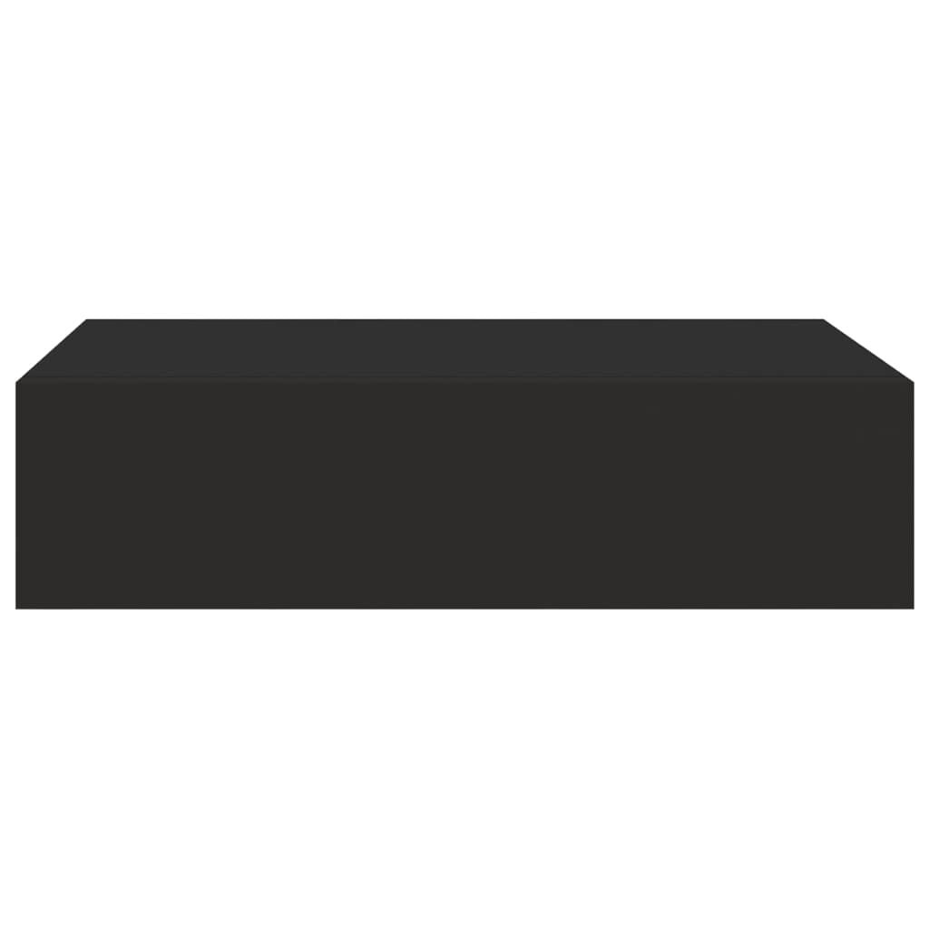 vidaXL Wandschap met Lade Zwart (40cm) - 44% Korting!