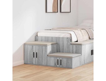 vidaXL Opbergkast Grijs Sonoma 65% Korting - 118x41x40cm