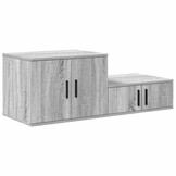 vidaXL Opbergkast Grijs Sonoma 65% Korting - 118x41x40cm