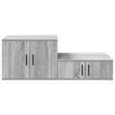 vidaXL Opbergkast Grijs Sonoma 65% Korting - 118x41x40cm