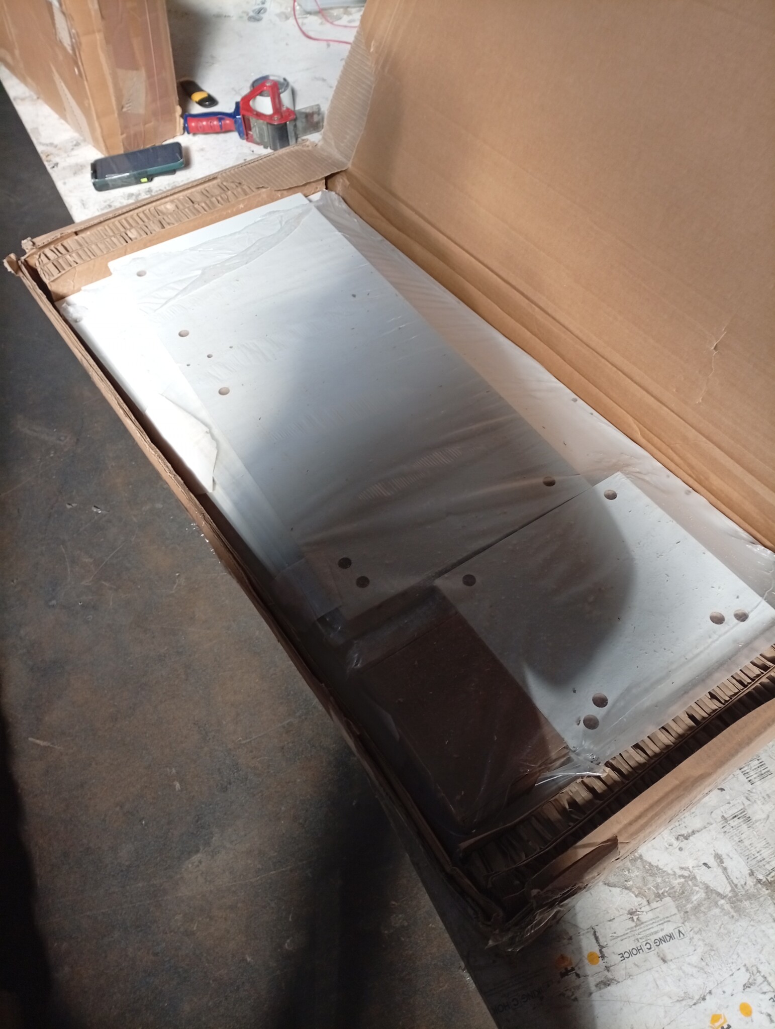 vidaXL Receptiebalie 100x50x103,5 cm wit - 58% korting!