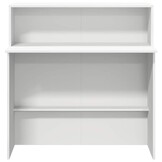 vidaXL Receptiebalie 100x50x103,5 cm wit - 58% korting!