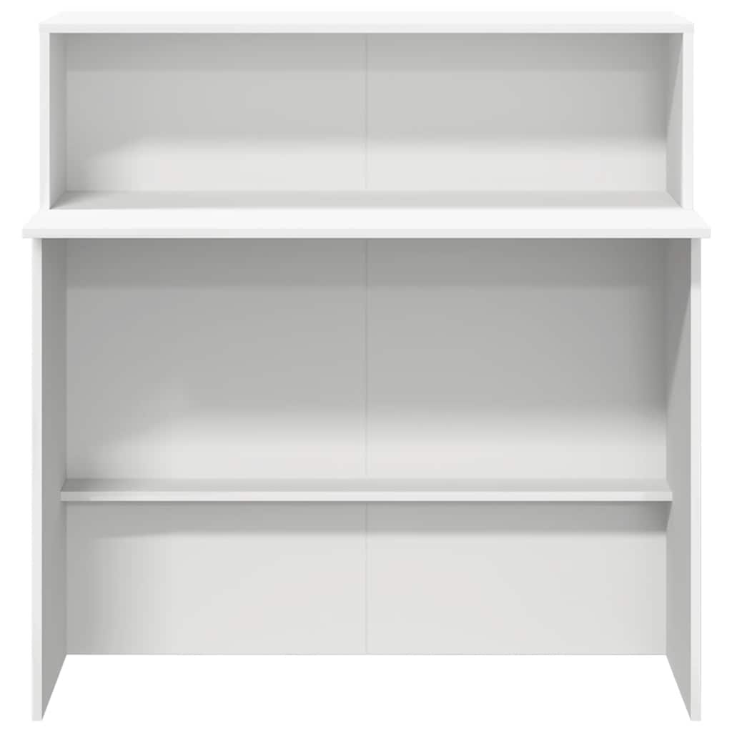 vidaXL Receptiebalie 100x50x103,5 cm wit - 58% korting!