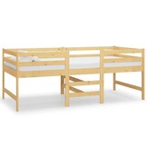vidaXL Grenenhouten Bedframe (90x200cm) - 58% Korting!