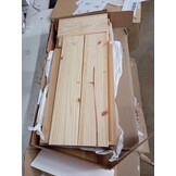 vidaXL Dressoir SENJA - 53% Korting - Rotanlook & Grenenhout