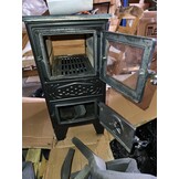 Houtfornuis Zwart 5,5 kW - 59% Korting! Verwarmt 50m²