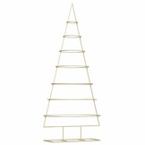 Metalen Kerstboom 210cm Goud - 27% Korting!