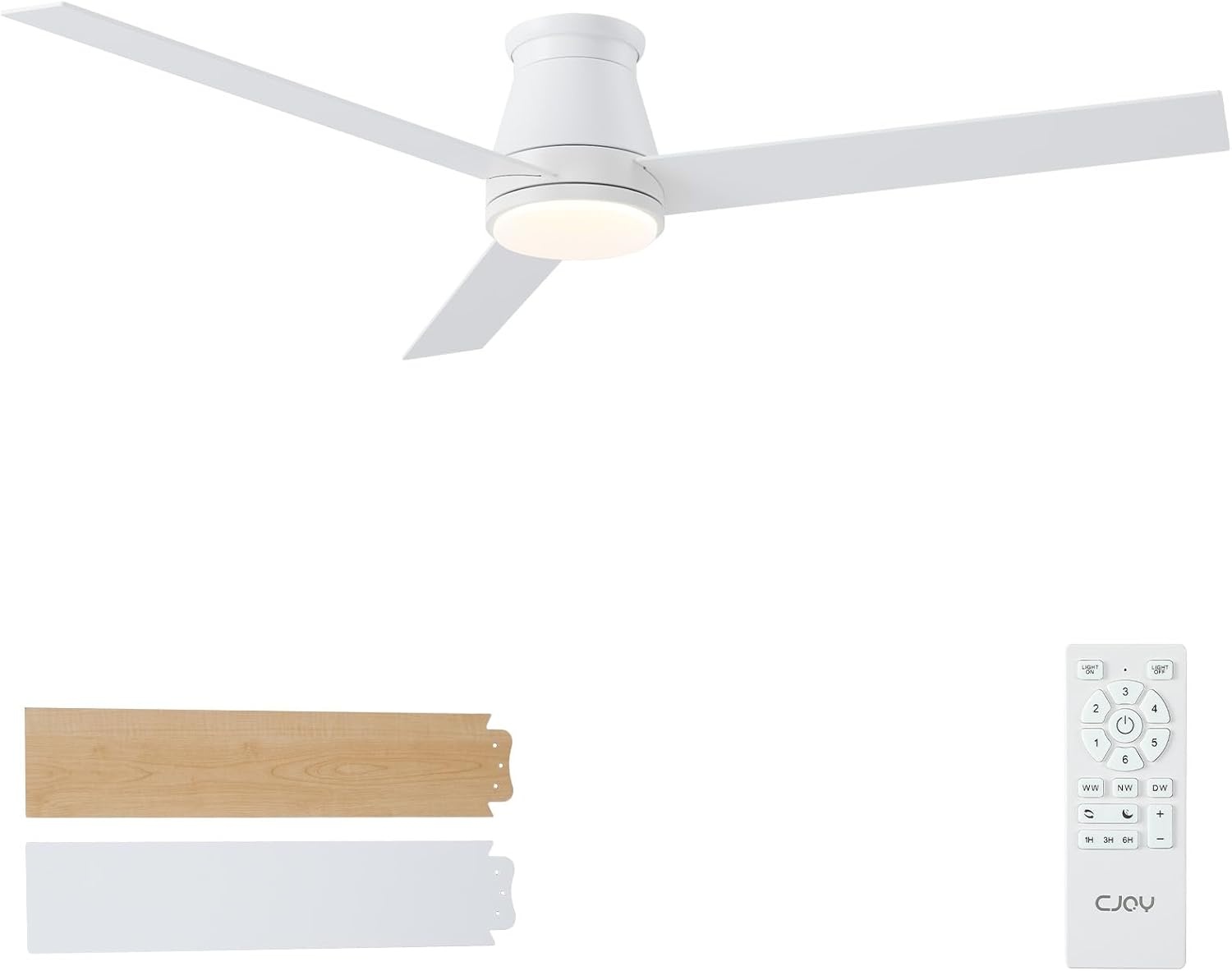 CJOY Plafondventilator met Licht 152cm - 42% Korting!