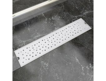 VidaXL Doucheafvoer Bubbel 530x140mm RVS | 31% Korting