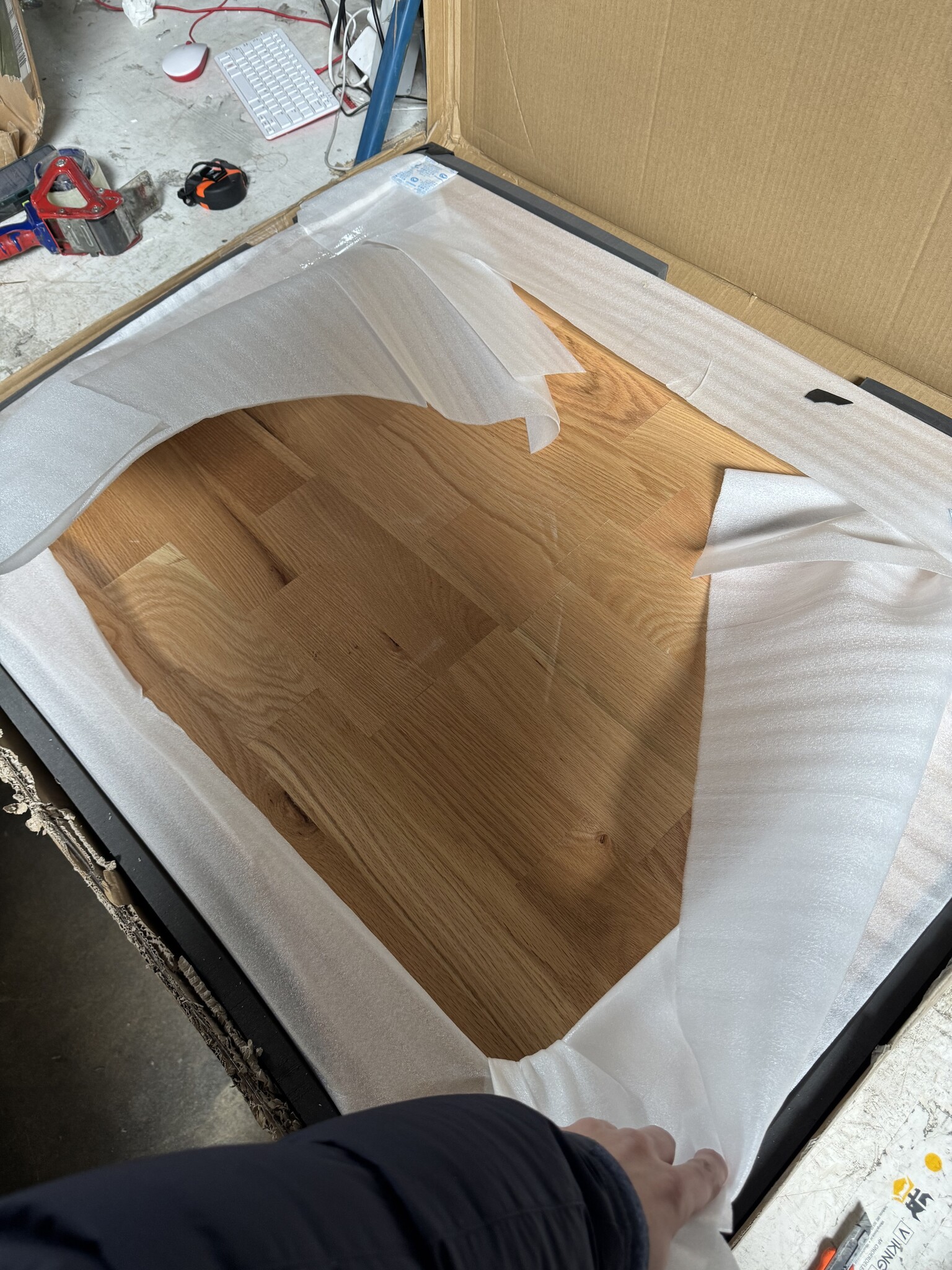 VidaXL Eikenhouten Bureaublad 100x80cm - 54% Korting!