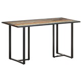 Eettafel 140 cm Massief Gerecycled Hout - 34% Korting!