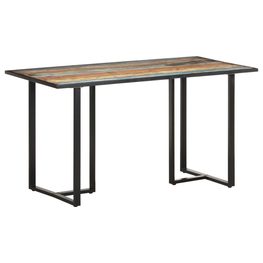 Eettafel 140 cm Massief Gerecycled Hout - 34% Korting!