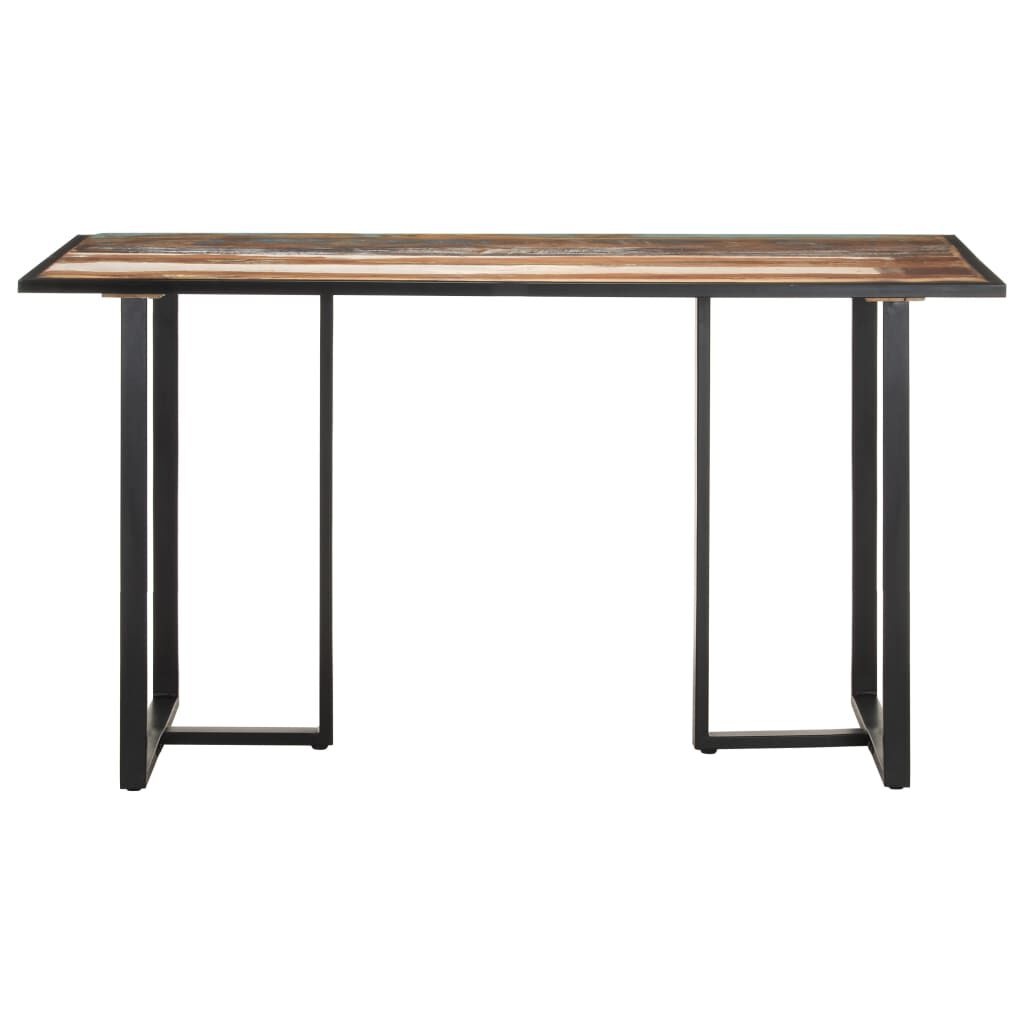 Eettafel 140 cm Massief Gerecycled Hout - 34% Korting!
