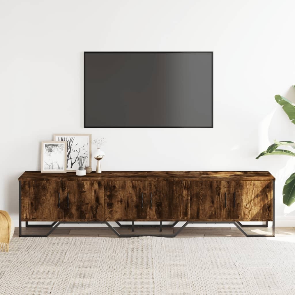 vidaXL TV-meubel Gerookt Eiken 180cm - 34% Korting!