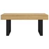 vidaXL Salontafel: MDF & IJzer, 90x45x40cm - 33% Korting!
