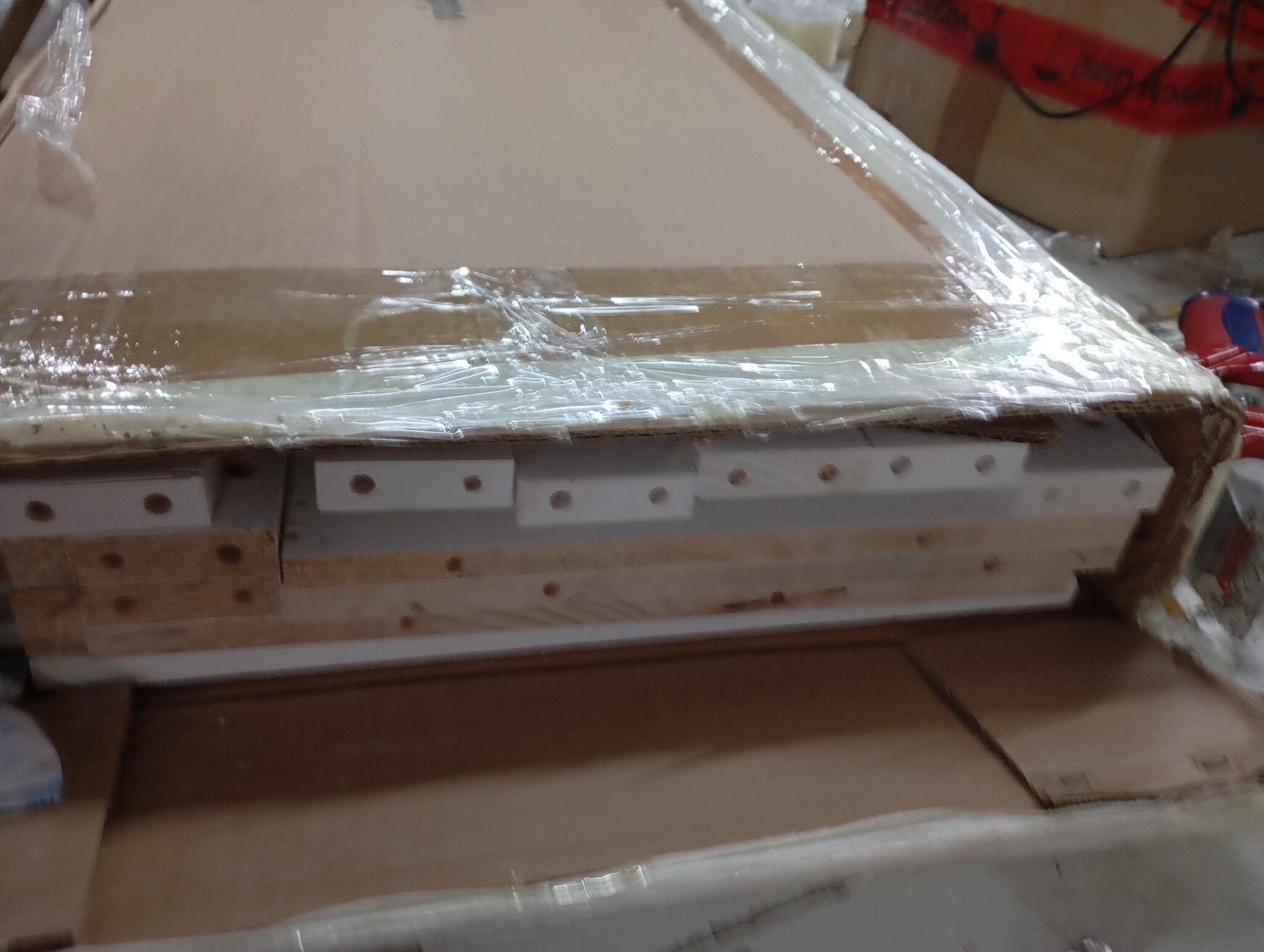 vidaXL Houten Bankje Wit (110cm) - 54% Korting!