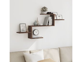 vidaXL Wandschap Bruin Eiken - 28% Korting