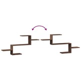 vidaXL Wandschap Bruin Eiken - 28% Korting