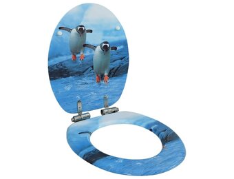 VidaXL Pinguïn Toiletbril Soft-close MDF - 27% Korting!
