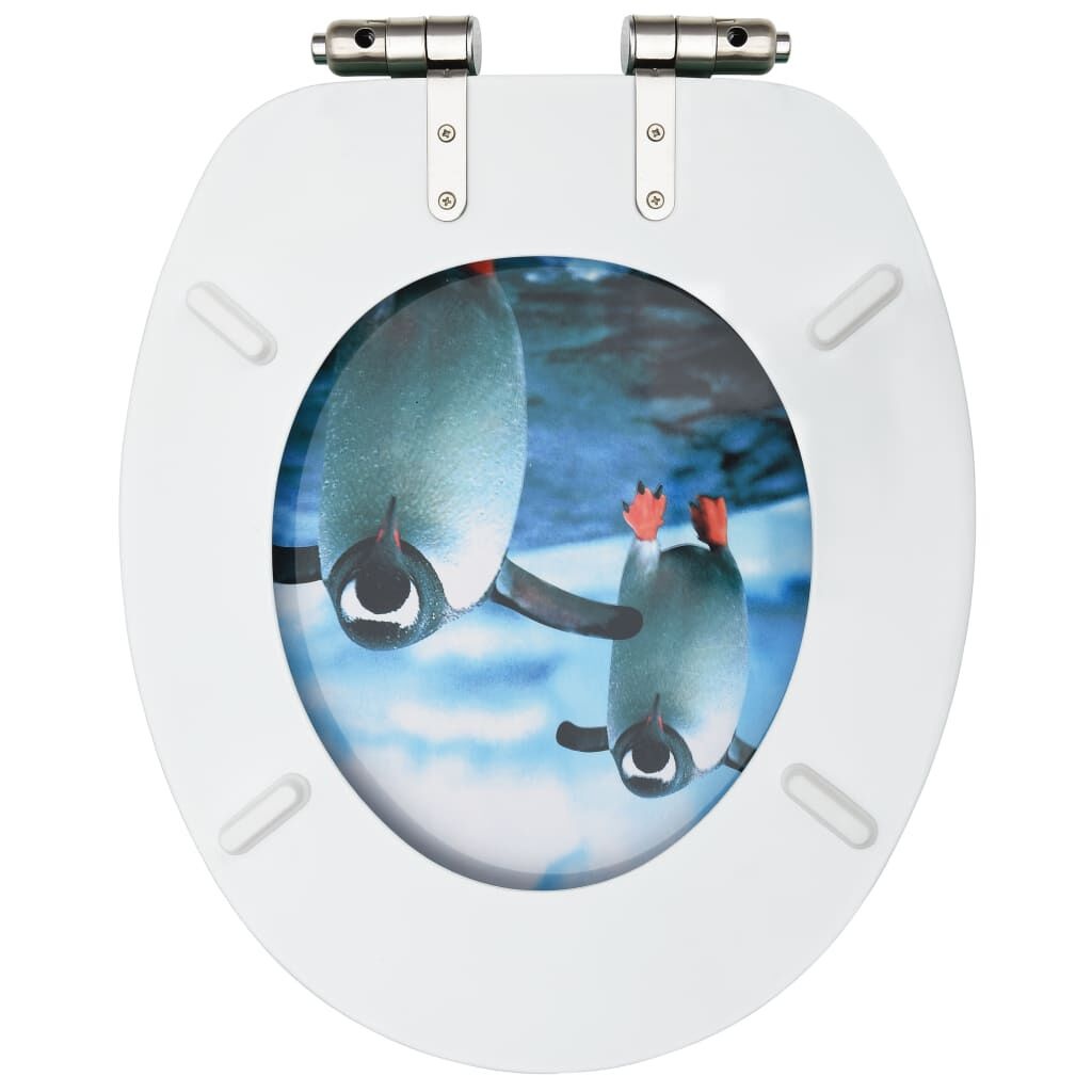 VidaXL Pinguïn Toiletbril Soft-close MDF - 27% Korting!