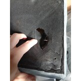 Retourtje Kuipstoel met Voetenbank Fluweel Donkergrijs - 54% Korting!