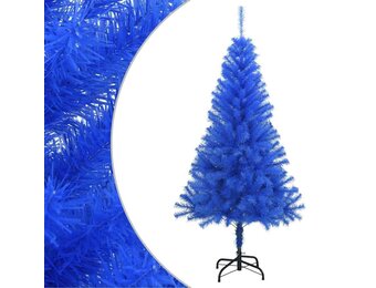 Blauwe Kunstkerstboom 120 cm met Standaard - 23% Korting