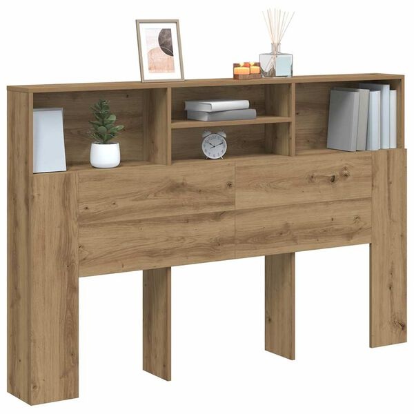 VidaXL Hoofdbordkast 160cm Artisanaal Eiken - 34% Korting!