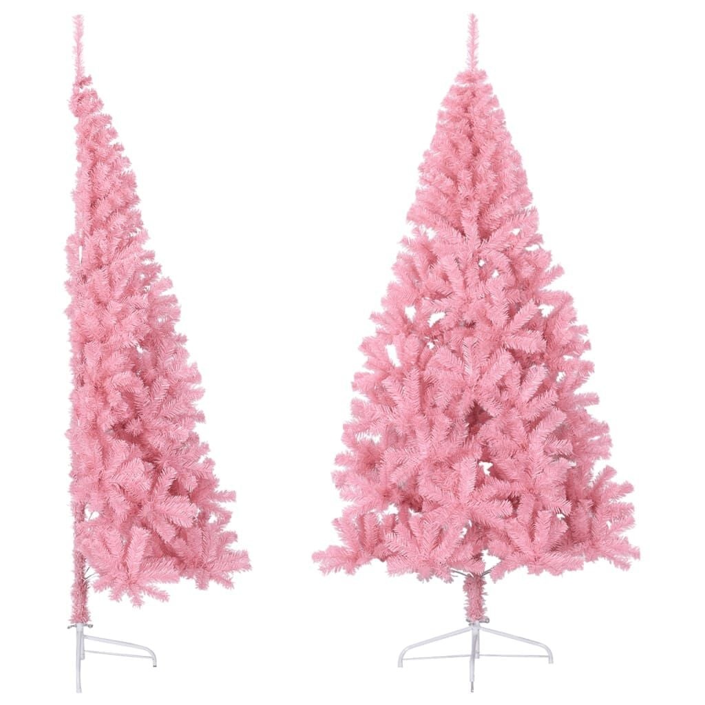 Roze Halve Kerstboom 240cm | 39% Korting