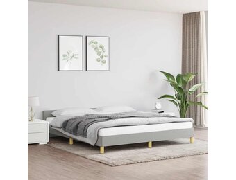 vidaXL Bedframe Lichtgrijs (180x200cm) - 54% Korting!