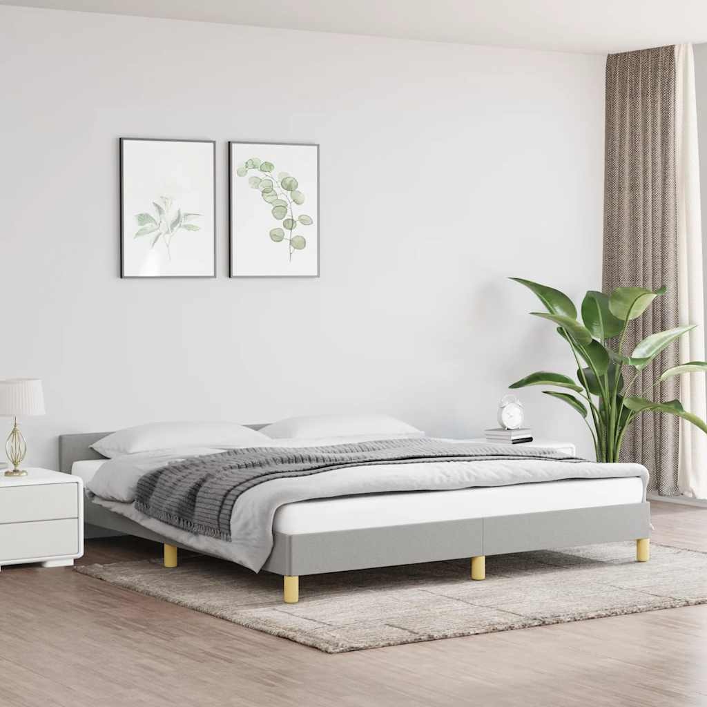 vidaXL Bedframe Lichtgrijs (180x200cm) - 54% Korting!