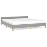 vidaXL Bedframe Lichtgrijs (180x200cm) - 54% Korting!