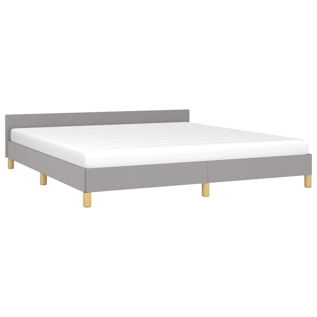 vidaXL Bedframe Lichtgrijs (180x200cm) - 54% Korting!