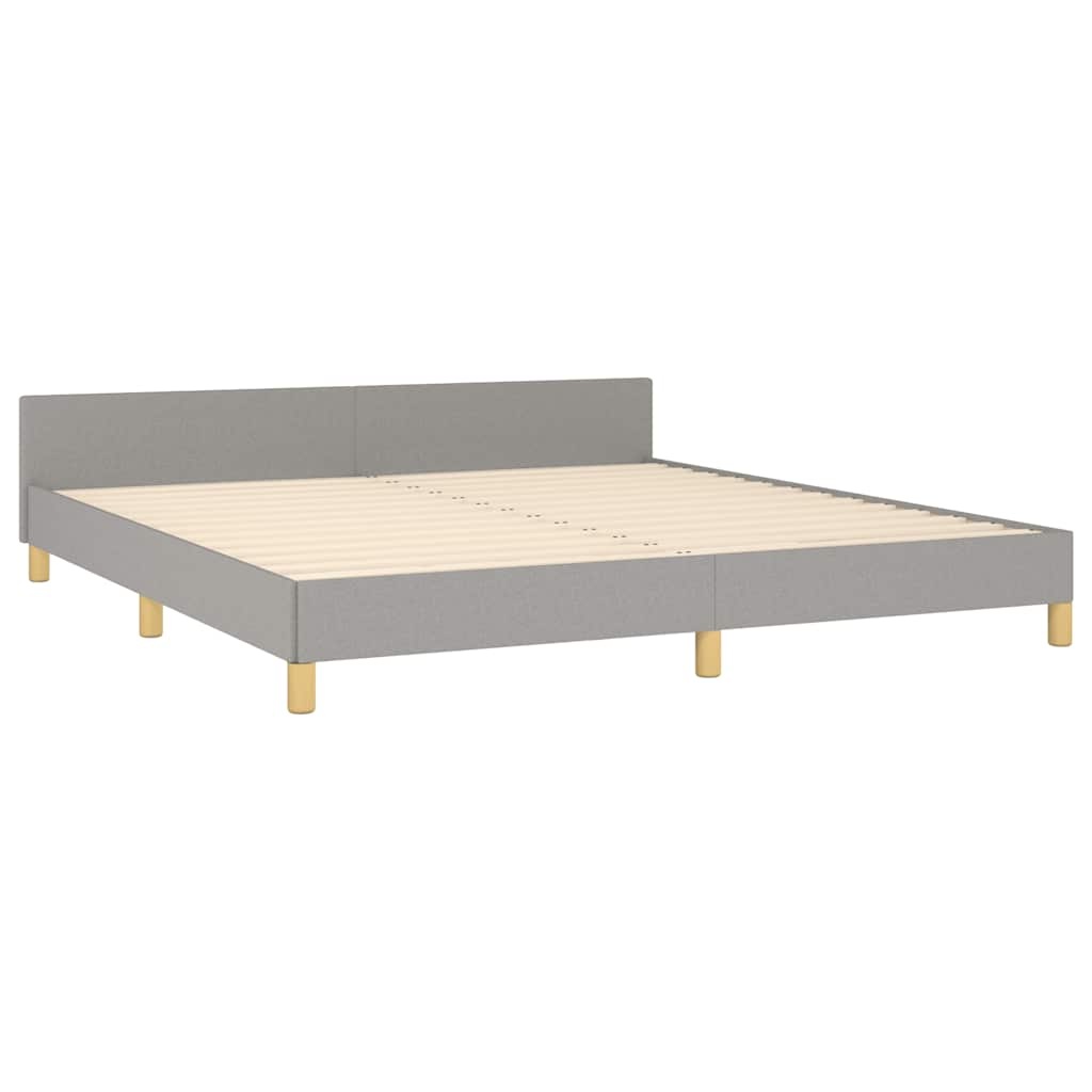 vidaXL Bedframe Lichtgrijs (180x200cm) - 54% Korting!