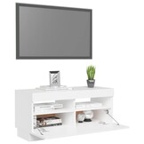 VidaXL TV-meubel Wit met LED (80cm) - 69% Korting
