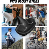 Extra Groot Comfort Fietszadel (55% Korting)